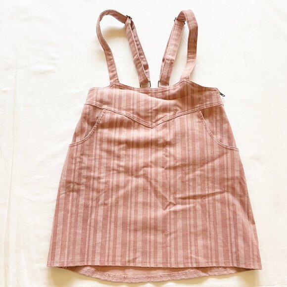 Mia Joy Joyfolie Pink Striped Corduroy Jumper size 12 - Picture 1 of 7